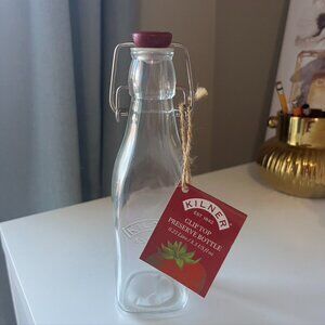 Kilner glass clip top preserve bottle